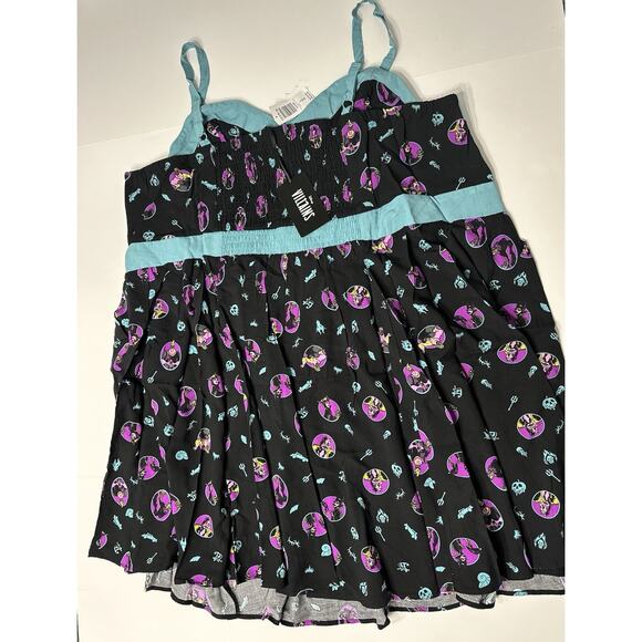 Torrid Sweetheart Tie Front Dress Disney Villains Size 5X Plus NWT - Picture 5 of 7